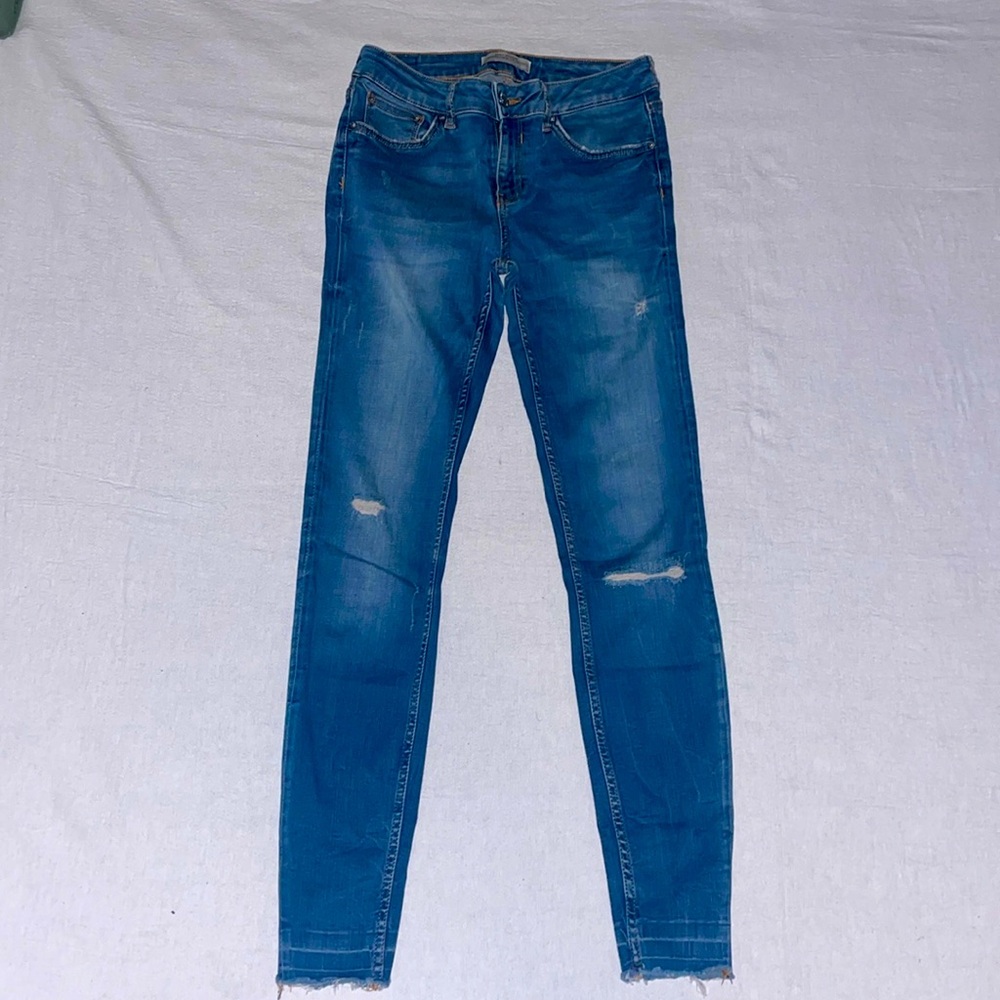 Zara Woman Blue Jeans Size 6